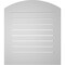Ekena Millwork Arch Top Surface Mount PVC Gable Vent: Non-Functional, w/ 3-1/2"W x 1"P Standard Frame, 28"W x 30"H GVPAR28X3001SN - alternate 4